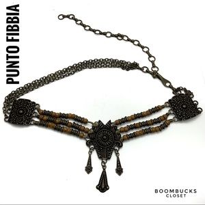 New Punto Fibbia BOHO Metal Beaded belt, Bohemian / Gypsy Belt